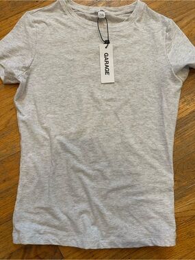 Garage Light Gray Short Sleeve Crewneck Tee